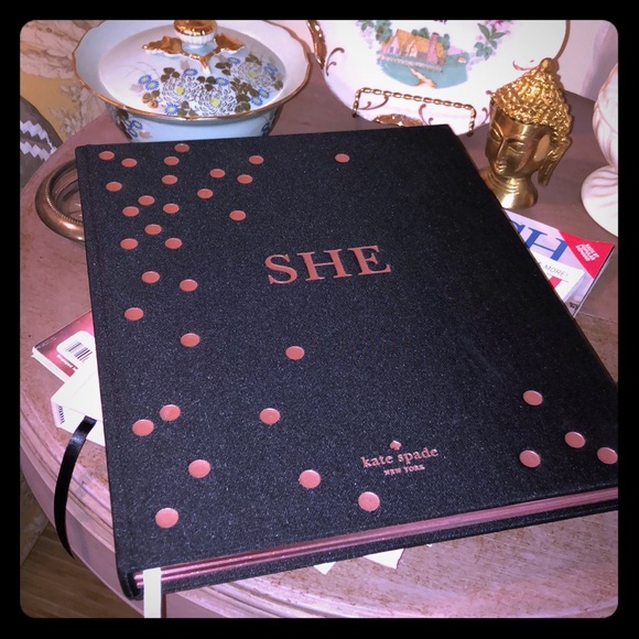 kate spade Accents Nwt Kate Spade She Hardcover Book Poshmark